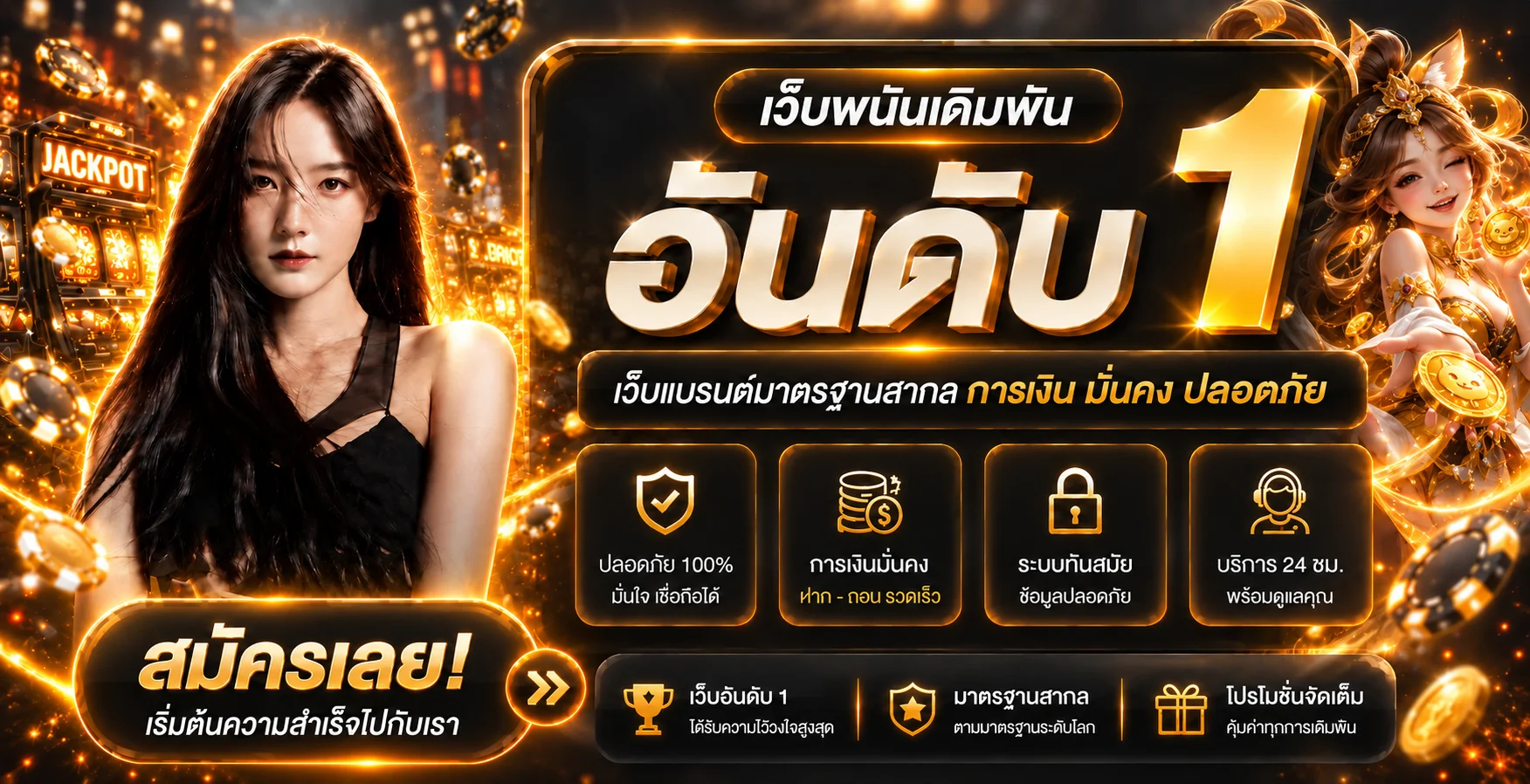 แบนเนอร์แนะนำ IDXCLUB โทนดำส้ม